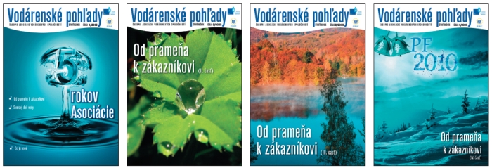 Obálky štyroch čísiel časopisu - ročník 2009