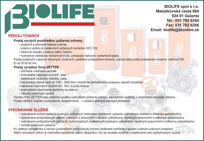 BIOLIFE spol s.r.o.
